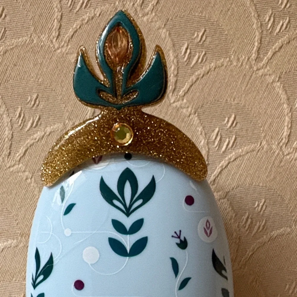 Disney Anna Blue Hair Brush with Gold Details WDW